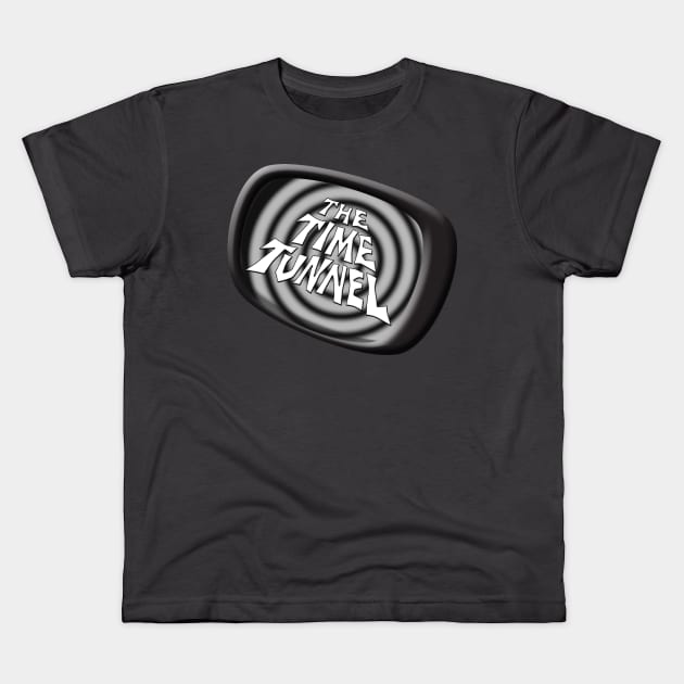 The Time Tunnel Kids T-Shirt by RetroZest